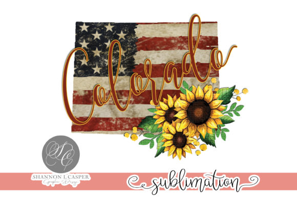 Colorado with US Flag Sunflowers: A Practical Guide for Crafters and Designers