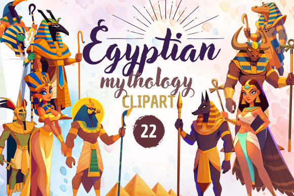 Egyptian Mythology Gods Clipart Guide