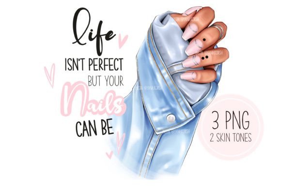 Fashion Nails Clipart and Manicure Clipart: Elevating Your Creative Projects