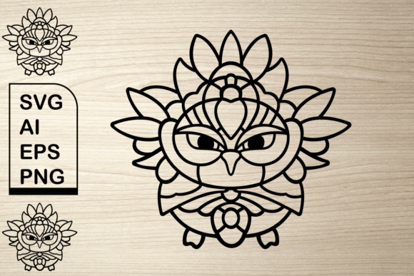 Floral Bird Outline S: Versatile Design for Every Creator