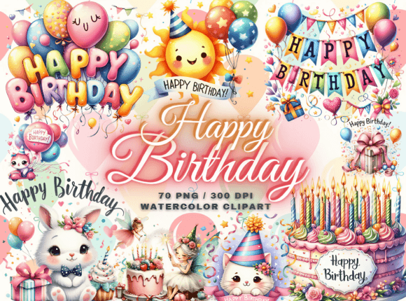 Happy Birthday Clipart - Birthday PNG