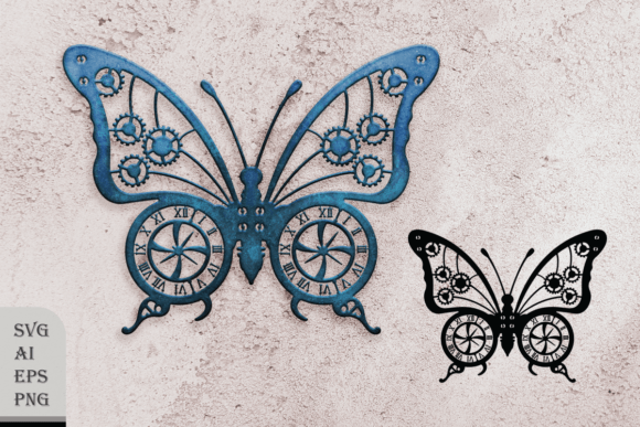 Integrating Steampunk Butterfly with Clock Designs into Modern Creative Workflows