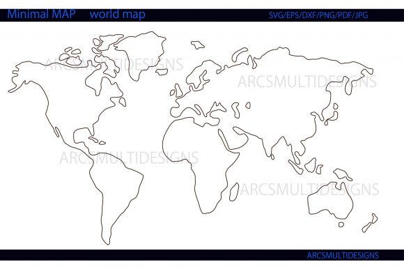 Minimalist World Map Outline: Design Guide