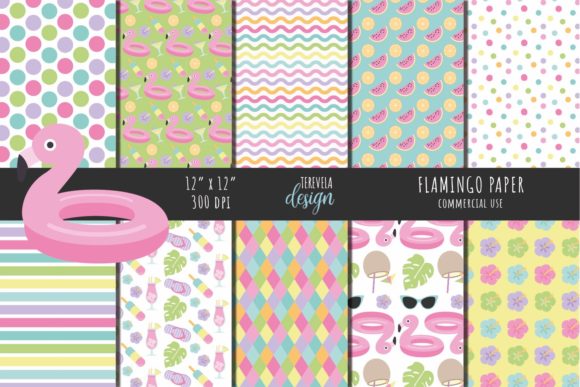 Revitalize Your Creative Projects with Retro Summer, Flamingo Summer, and Pool-Themed Digital Designs
