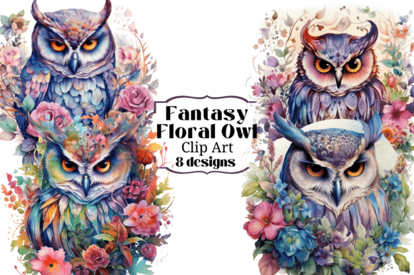 Unlocking Creative Potential: A Guide to Using Fantasy Floral Owl Clipart in Modern Paper Crafts