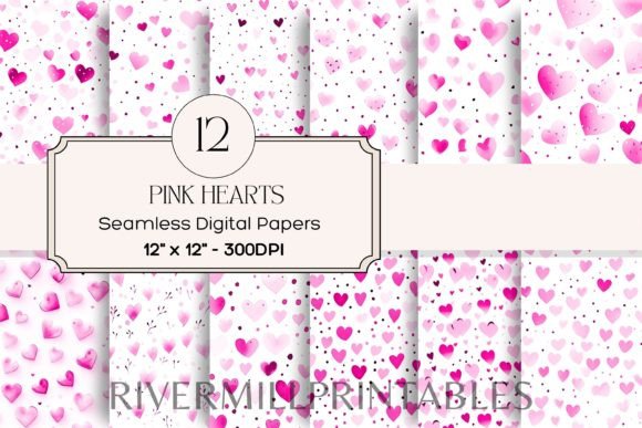 Unlocking Creative Potential with Seamless Pink Hearts Digital Papers